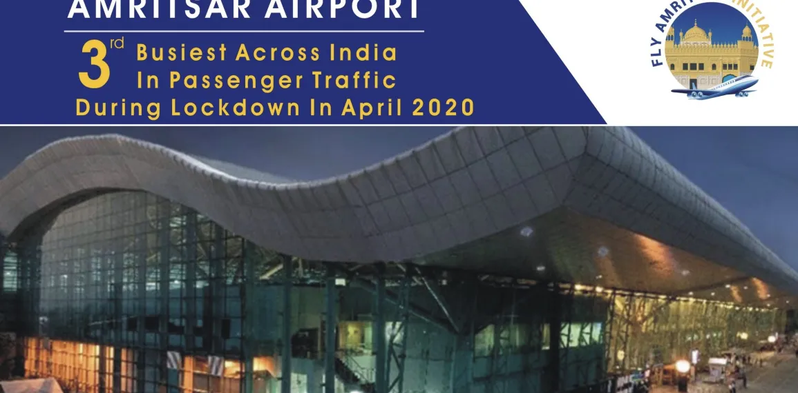 Amritsar Int’l Airport emerges as third busiest in the country during lockdown