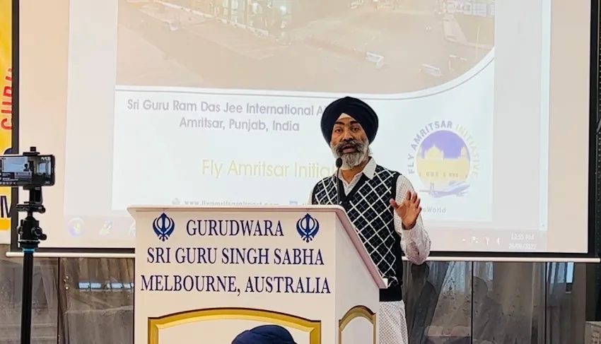 ਫਲਾਈ ਅੰਮ੍ਰਿਤਸਰ ਇਨੀਸ਼ੀਏਟਿਵ ਨੇ ਗੁਰਦੁਆਰਾ ਸ੍ਰੀ ਗੁਰੂ ਸਿੰਘ ਸਭਾ ਮੈਲਬਰਨ ਵਿਖੇ ਅੰਮ੍ਰਿਤਸਰ – ਆਸਟਰੇਲੀਆਂ ਉਡਾਣਾਂ ਸੰਬੰਧੀ ਸਾਂਝੀ ਕੀਤੀ ਅਹਿਮ ਜਾਣਕਾਰੀ