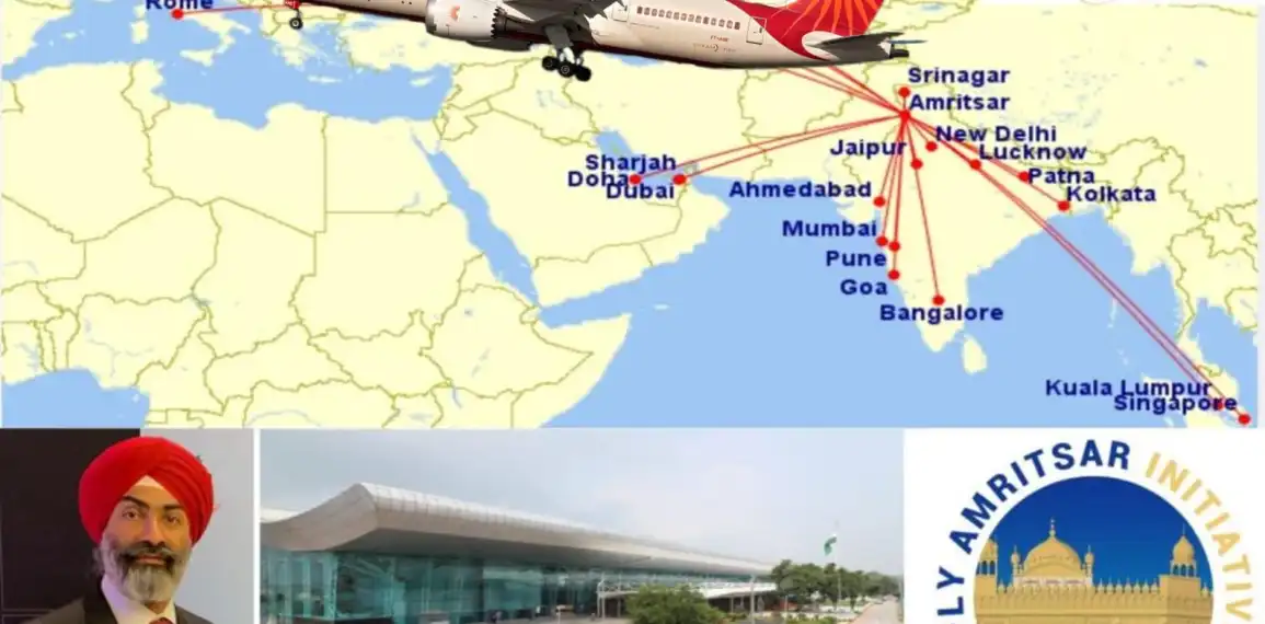 Good News: This summer fly from Amritsar to 10 foreign and 11 domestic destinations, 64 daily flights